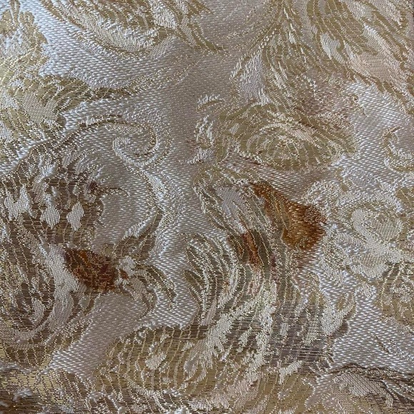 60s gold brocade set - Picture 3 of 4